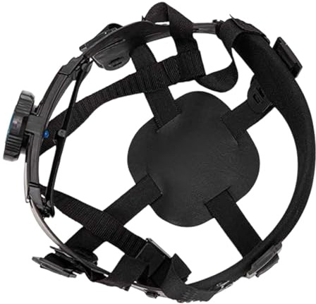 JAYIOLA Schutzhelm Innenausstattung Als Bauhelm Zubehör Und Stoßkappe Einsatz Stoßabsorbierendes Gurtband System mit Einfacher Montage für Arbeiter Im Außenb, Schwarzer 4-punkt-knopf