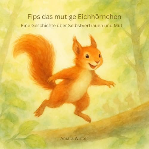 Fips das mutige Eichhörnchen: Eine Geschichte über Selbstvertrauen und Mut