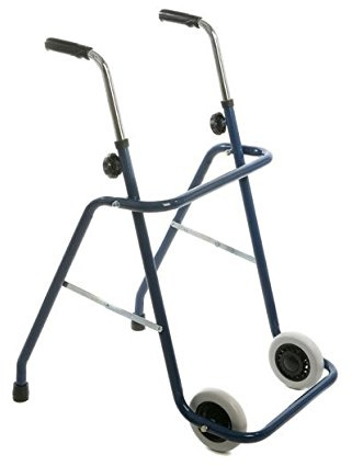 Forta Déambulateur deux roues intérieur pliable, en acier