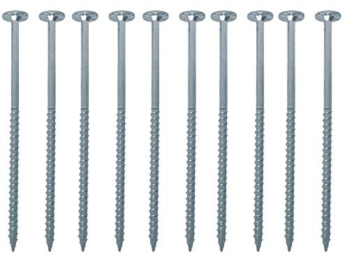 FastCap PowerHead Wood Screws with Oversized Flat Head - Self-Tapping Points - 2, T20 Torx Drive, Zinc Finish, 50-Pack - 80897