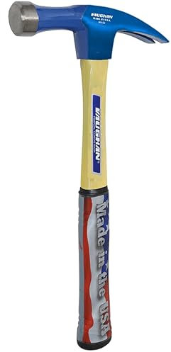 Vaughan E18F - Martillo de albañil (mango de microfibra, 510 g)