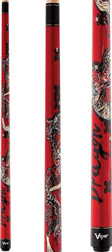 Viper Underground Queue de Billard/Billard 2 pièces Motif Dragon 510 g 147,3 cm