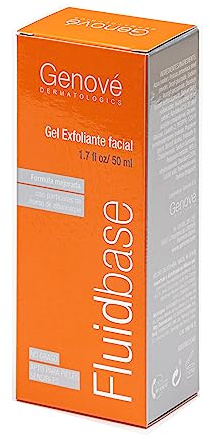 Fluidbase Face Scrub | Exfoliante Facial | Gel Limpiador Cara | Hidrata, Nutre y Matifica la Piel | Limpia los Poros, Elimina Células Muertas, Sebo y Puntos Negros | 50 ML