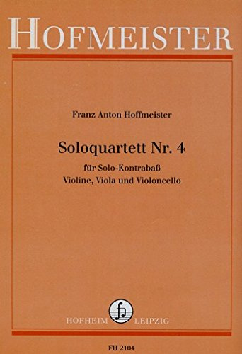 Soloquartett Nr.4: für Kontrabaß solo , Violine, Viola und