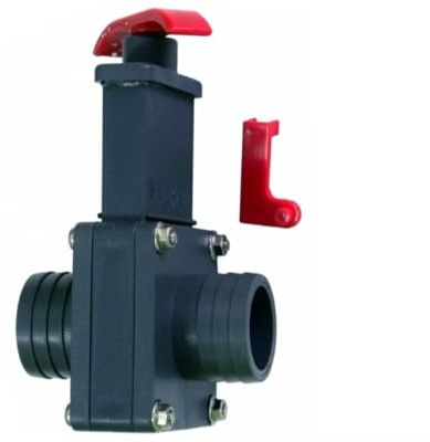 Trendpool PVC Absperrschieber 38 x 38 mm