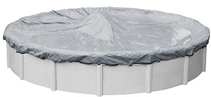 Pool Mate 3015-4-PM 20-Year Premium Winter Round Above-Ground Cover, 15-ft. Pool, Dove Gray