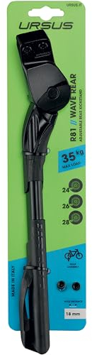 Ursus Unisex – Erwachsene King 2 Hinterbauständer, Schwarz, Einheitsgröße