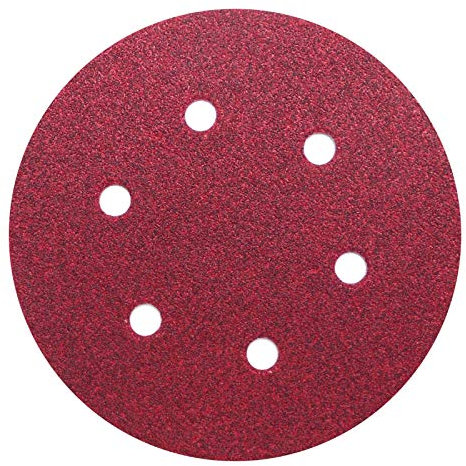 Klingspor Disque abrasif PS 22 K - Diamètre : 225 mm - 6 trous (GLS 83) - 10 pièces - Grain : P40
