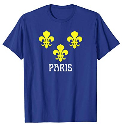 Paris ville de France drapeau - Français Fleur de lys T-Shirt