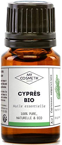 Olio Essenziale di Cipresso Organico - Biologico - 100% puro e naturale - MY COSMETIK - 10 ml