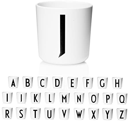 Design Letters Trinklernbecher (A-Z) | Zahnputzbecher Kinder, Trinkbecher Kinder | Geschenke für Kinder | Schnabeltasse BPA/BPS Frei | Trinklernbecher ab 6 Monate | Kinderbecher 175 Ml