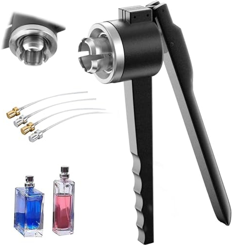 QUTBAG Manueller Parfüm-Crimp-Flaschenverschließer, 13–20 mm Flip-Off-Fläschchen-Crimper, Glasflaschen-Verschließwerkzeug für Aluminium-Kunststoff/Vollaluminium, für ätherisches Parfümöl 15mm