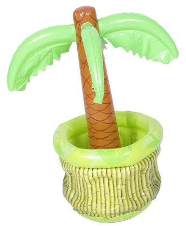 ORFOFE Aufblasbarer Kokosnuss-eiskübel PVC Für Sommerpartys Faltbarer Getränkekühler Für Außenbereich Für Strand Und Pools