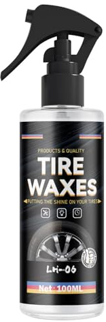 Abrillantador de neumáticos para automóviles: brillo de neumáticos, recubrimiento de neumáticos, recubrimiento de neumáticos de vehículos con protección UV, abrillantador de neumáticos húmedos