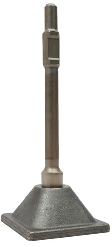 Machacador de hormigón, acero 406CR, compactador de suelo, 15,24 x 15,24 x 40,64 cm, vástago hexagonal de 1-1/8 pulgadas