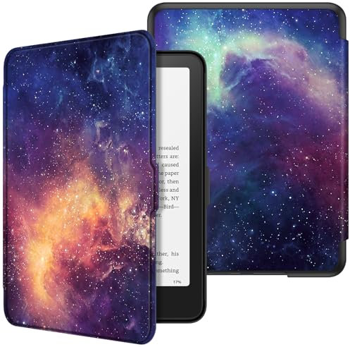 Fintie Hülle für 7 Kindle Paperwhite(12. Generation) - 2025/2024, Leichte Schutzhülle Case mit Auto Sleep/Wake für Kindle Colorsoft/Paperwhite Signature Edition, Die Galaxie