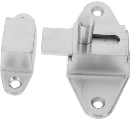 Homoyoyo Serratura Scrocco Scorrevole in Acciaio Inox Catenacci Per Porta Resistenti Per Applicazioni Industriali Pesanti Chiavistello Di Sicurezza Per Uso in Bagno Design Elegante Per Vari