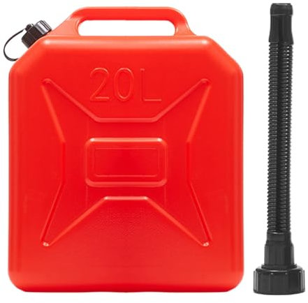 BommFu Per Olio Combustibile, Serbatoio Liquido Olio, Barile Rinforzato Per Auto Moto Camion Barca Tagliaerba Trattore Rifornimento Benzina 5L 10L 20L