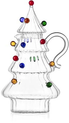 Ichendorf Christmas Tales Brocca Palline Colorate 1200ml Vetro Borosilicato