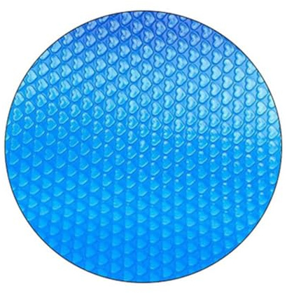 FUANA Bâche de piscine ronde en polyéthylène avec protection UV - Bleu - 1,8 m - 1 pièce - Pour la conservation de l'eau et la prévention des débris