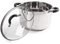 Tower T80837 Casserole Dish, 24cm- Stainless Steel, Silver