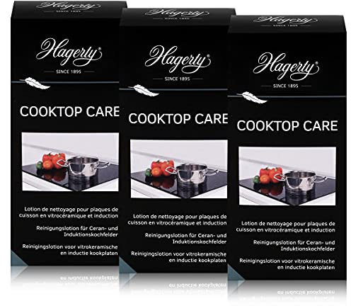 Hagerty cooktop Care – Lotion de nettoyage induction 250 ml (Lot de 3)