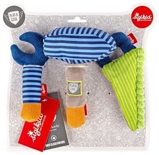 Sigikid Baby Werkzeug Set Greifling Rassel Motorikspielzeug Geschenkidee