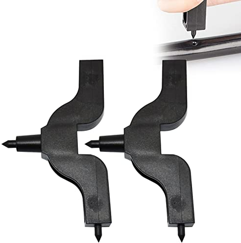 Sacabocados Riego por Goteo, Herramienta Perforadora de Manguera 3-4 mm, Mini Perforadoras Tuberías Agua, Tubos Cabeza Toro, para mangueras de riego de jardines, 2 Piezas