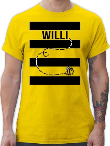 Shirtracer - T-Shirt Herren - Karneval & Fasching - Bienen Kostüm Willi I Hummel