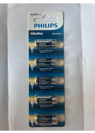 Philips 23A Alkaline Batterien MN21 A23 8LR932-5 Stück