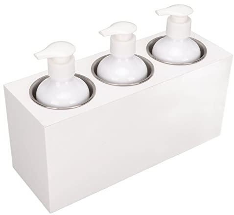 Lotionswärmer, 3 Flaschenwärmer, Massageöl-Heizung mit Einstellbarem 9-Temperaturmodus für Massageöl, Lotion, Creme und Gel (EU-Stecker)
