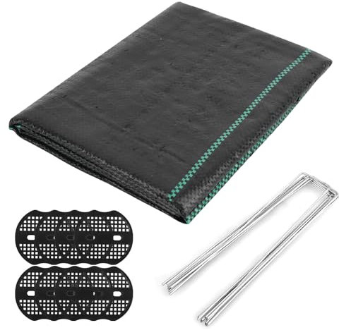 Unkrautvlies,2 x 2mSandkastenvlies für den Kinder Sandkasten, Sandkastenunterlage Atmungsaktiv Reißfestes, Anti-Unkrautgewebe Sandkastenabdeckung für den Kinder Sandkasten Unkrautfolie