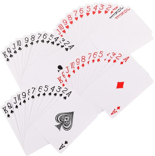VICASKY 1satz Leere Pokerkarten Aus Sublimationspapier Für -Spiele Einfache Handhabung Tragbar Für Partys Und Reisen Lebendige Farben Und Langlebigen