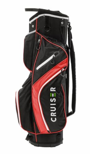 CRUISER GOLF CB3 Cartbag mit 14-Wege-Trennwand (rot)
