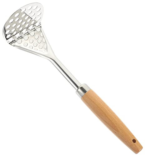 ABOOFAN Stainless Steel Potato Press Kitchen Tool Masher for Vegetables Manual Crusher for Home Use Potatoes Masher Reusable Kitchen Utensil