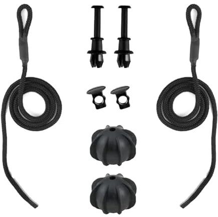 2 Pcs Car Parcel Shelf String Universal Rear Trunk Parcel Shelf Holding Cord, Tonneau Cover Strap Cord Hanging Rope Car Accessories