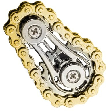 GIOCHIO DI FIDGET della catena di biciclette | Finger Metal Fidget Toys Spinner Chain, Strumento Stensile Strumento di ansia Relief per gli uffici della scrivania della classe Meeting Home Traval