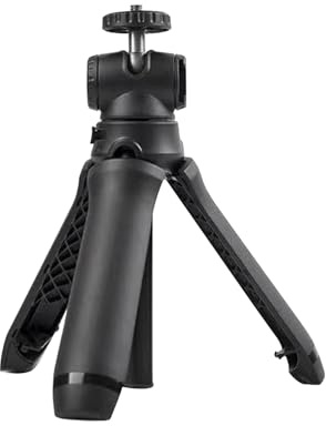 Hamwesh Mini Treppiede Portatile Regolabile, Asta di Prolunga Girevole a 360° per Telefono e Fotocamera, Supporto Leggero e Resistente con Regolazione dell'altezza a 4 Livelli, Adatto per Selfie,