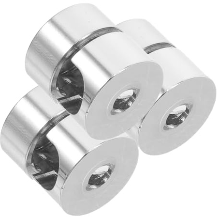 UPKOCH Ganci in Alluminio per Fissaggio Cavi Elettrici 3 Pezzi Clip Porta Cavi Argento da Soffitto o Parete in Casa e Ufficio