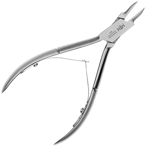 May Eckenzange feine Spitze Doppelfeder 13 cm Edelstahl | Von Hand geschliffenes Instrument zur Behandlung eingewachsener Fußnägel