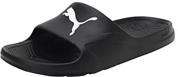 PUMA Unisex Divecat Beach & Pool Shoes, Black Black White, 7 UK