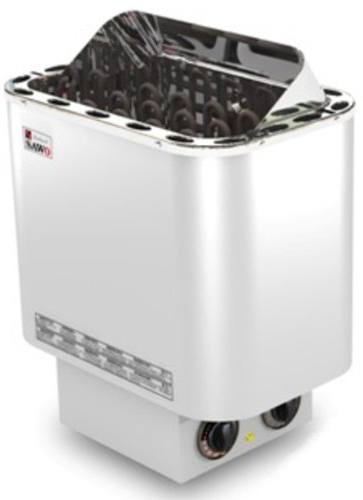 Wellness4me Nordex Poêle pour sauna 9 kW avec commande intégrée pour 230 V 1 N ~ ou 380 V 3 N ~