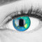 Lentilles couleur cosplay - manga, anime türkis. Pour Halloween, fantaisie, Carnaval + étuis à lentilles de contact I 1 paire (2 pièces) I sans correction I 0,00 Dioptries MERALENS