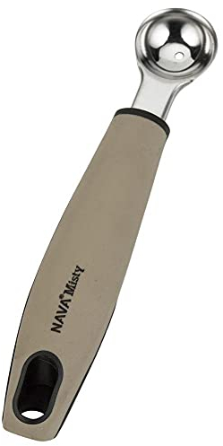 NAVA Melonenausstecher Kugelausstecher MISTY aus Edelstahl löffelförmig 18 cm