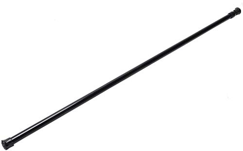 Orton Asta telescopica estensibile in voile, Bastone per Tende, 70 ~ 120 cm, colore nero