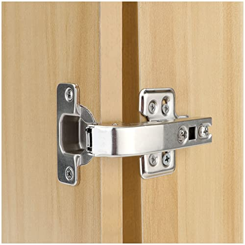 Schrankscharnier Softclose 90 grad, 2 Stück Soft-Close-Scharniere mit 90° Öffnungswinkel 4 Zoll 3D Einstellbare versteckte Schrankscharniere