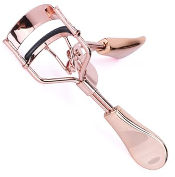 minkissy Professionelle Wimpernzange Aus Edelstahl Tragbar Roségold Für Perfektes Wimpern-curling Leicht Zu Bedienen Für Make-up-anwendungen Hilft Beim Erstellen Von Charmanten