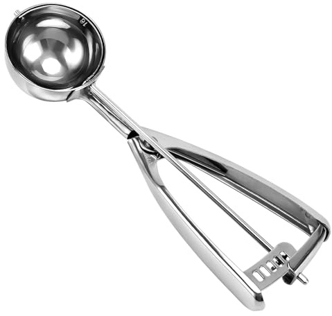 Saebye Large Cookie Scoop, 4 Tbsp / 60 MZ / 2 OZ, Size #16 Cookie Dough Scoop, Muffin Scoop for Baking