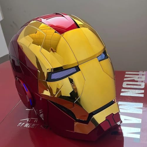 2024 Iron Man Helmet, Mask with Jarvis Voice and Remote, Touch Controlled Open / Close
