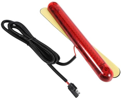 Dritte Bremsleuchte,Bremslicht Universal Rot 24 Licht Perlen Auto Hoch Montiert Dritte 3RD Bremse Stopp Rücklicht Lampe 12V Auto Bremslicht 24 Licht Perlen Bremslicht